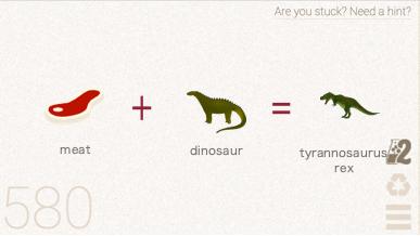 How to make Tyrannosaurus Rex in Little Alchemy