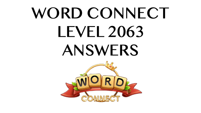 Word Connect Level 2063 Answers