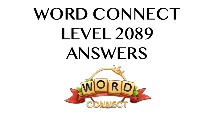 Word Connect Level 2089 Answers