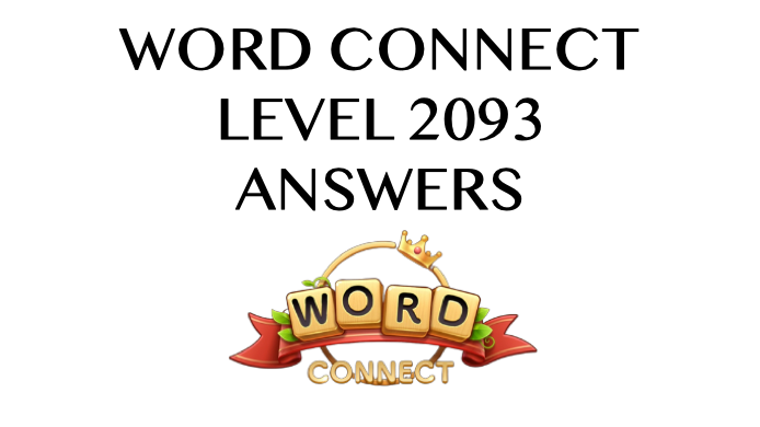 Word Connect Level 2093 Answers