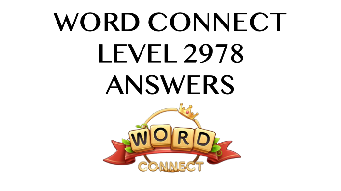 Word Connect Level 2978 Answers