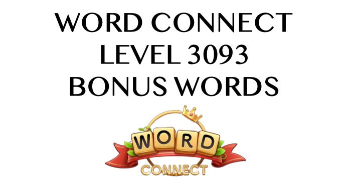 word connect level 3093 answers