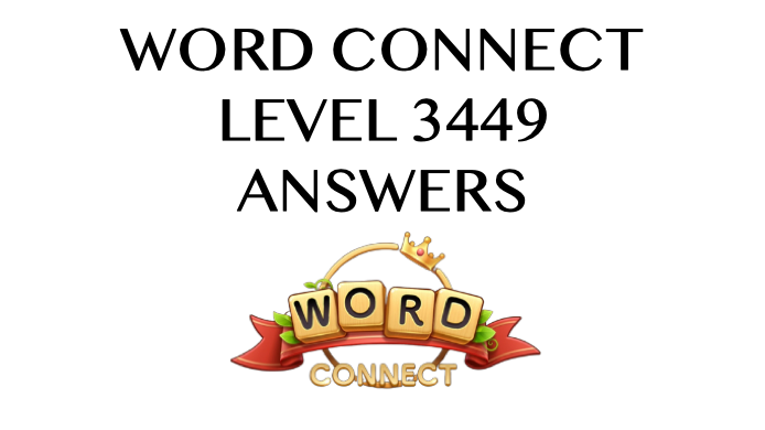 Word Connect Level 3449 Answers