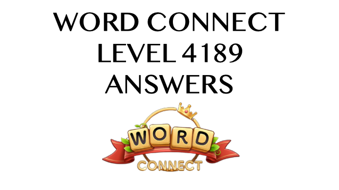 Word Connect Level 4189 Answers