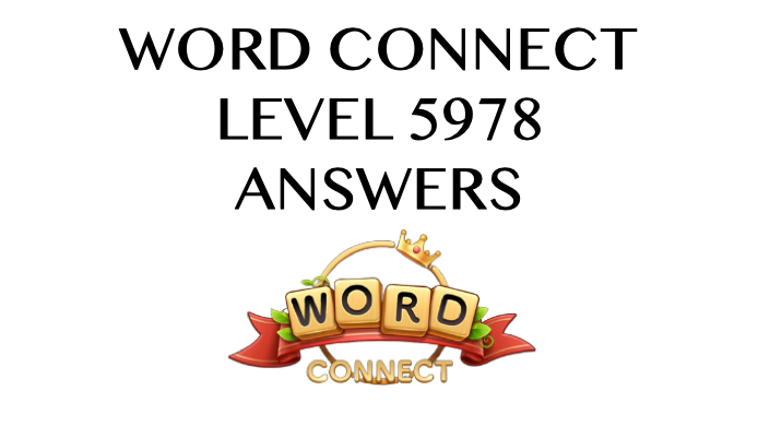 Word Connect Level 5978 Answers